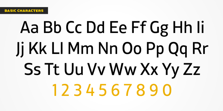 Пример шрифта XXII Centar Bold