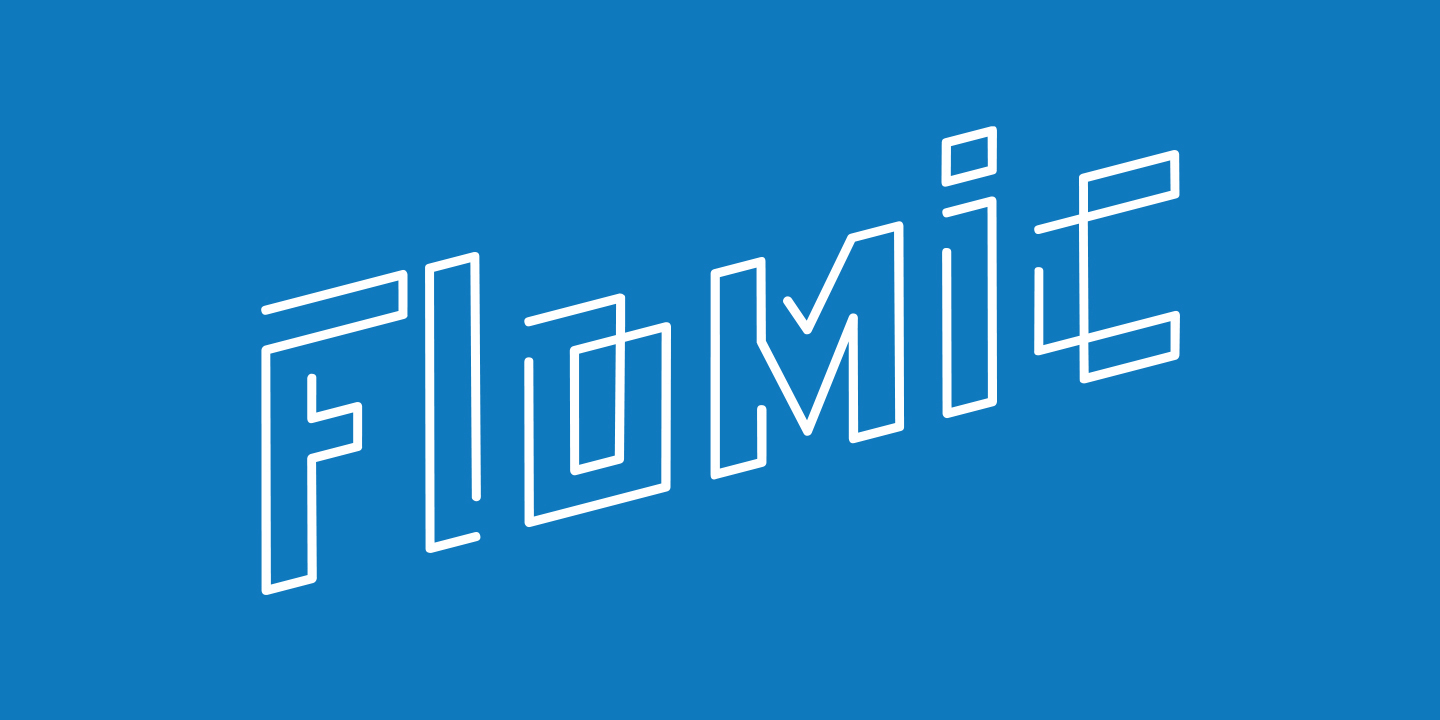 Пример шрифта Flomic Regular