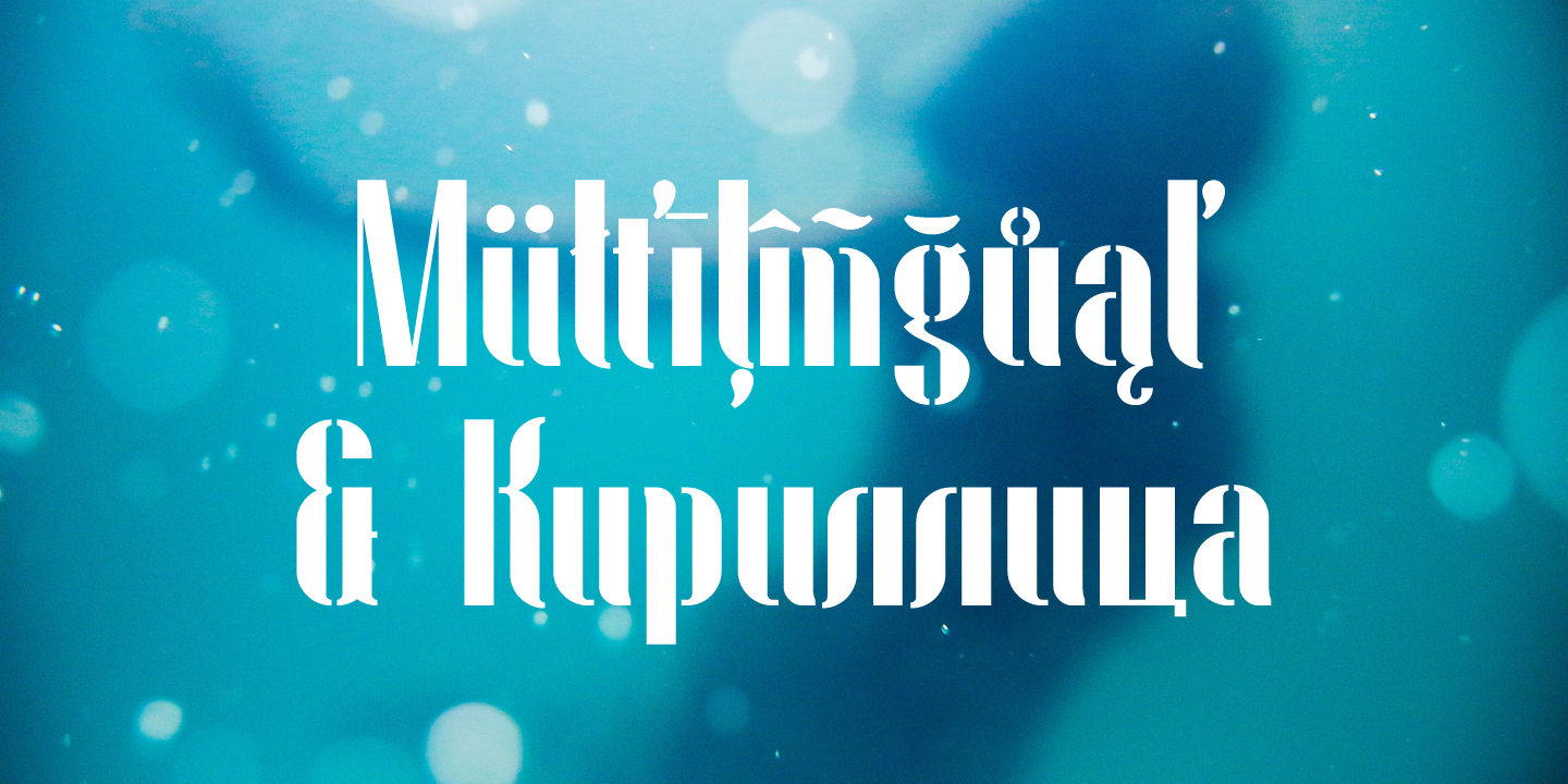 Пример шрифта Fontuna Medium