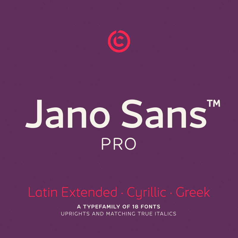 Пример шрифта Jano Sans Pro