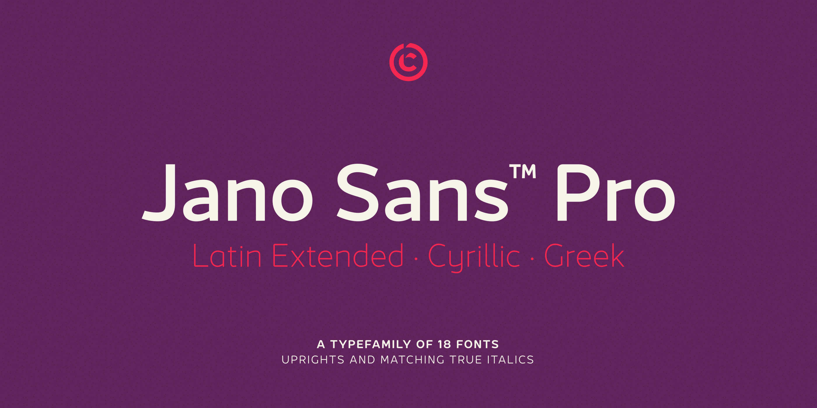 Пример шрифта Jano Sans Pro Thin