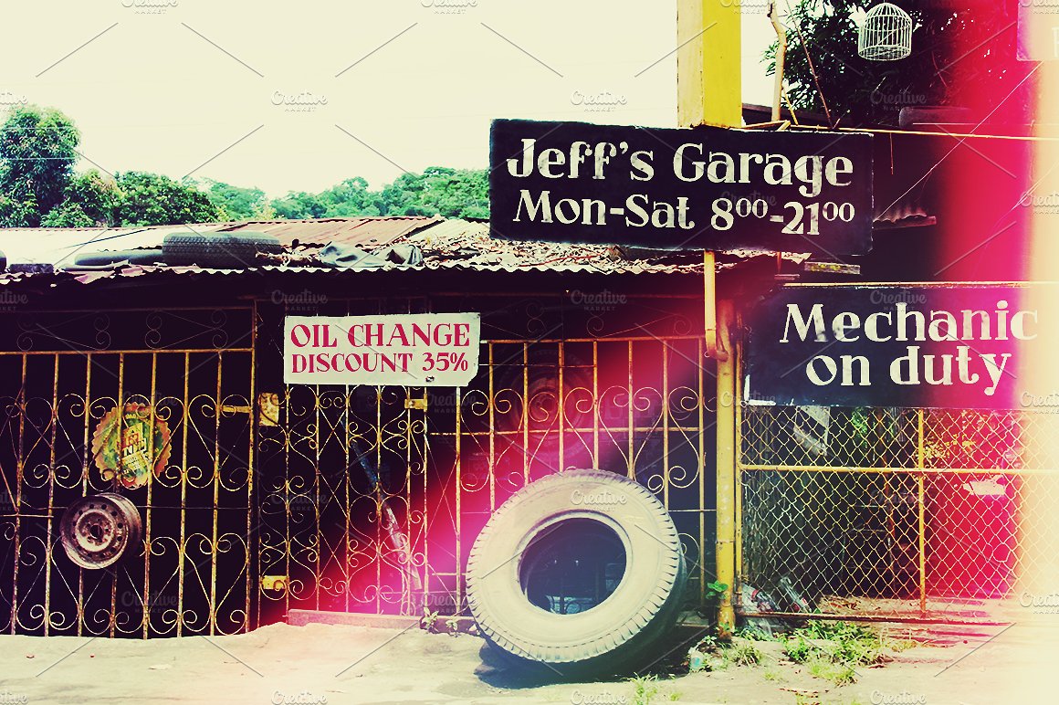 Пример шрифта Jeff's Garage Sketch