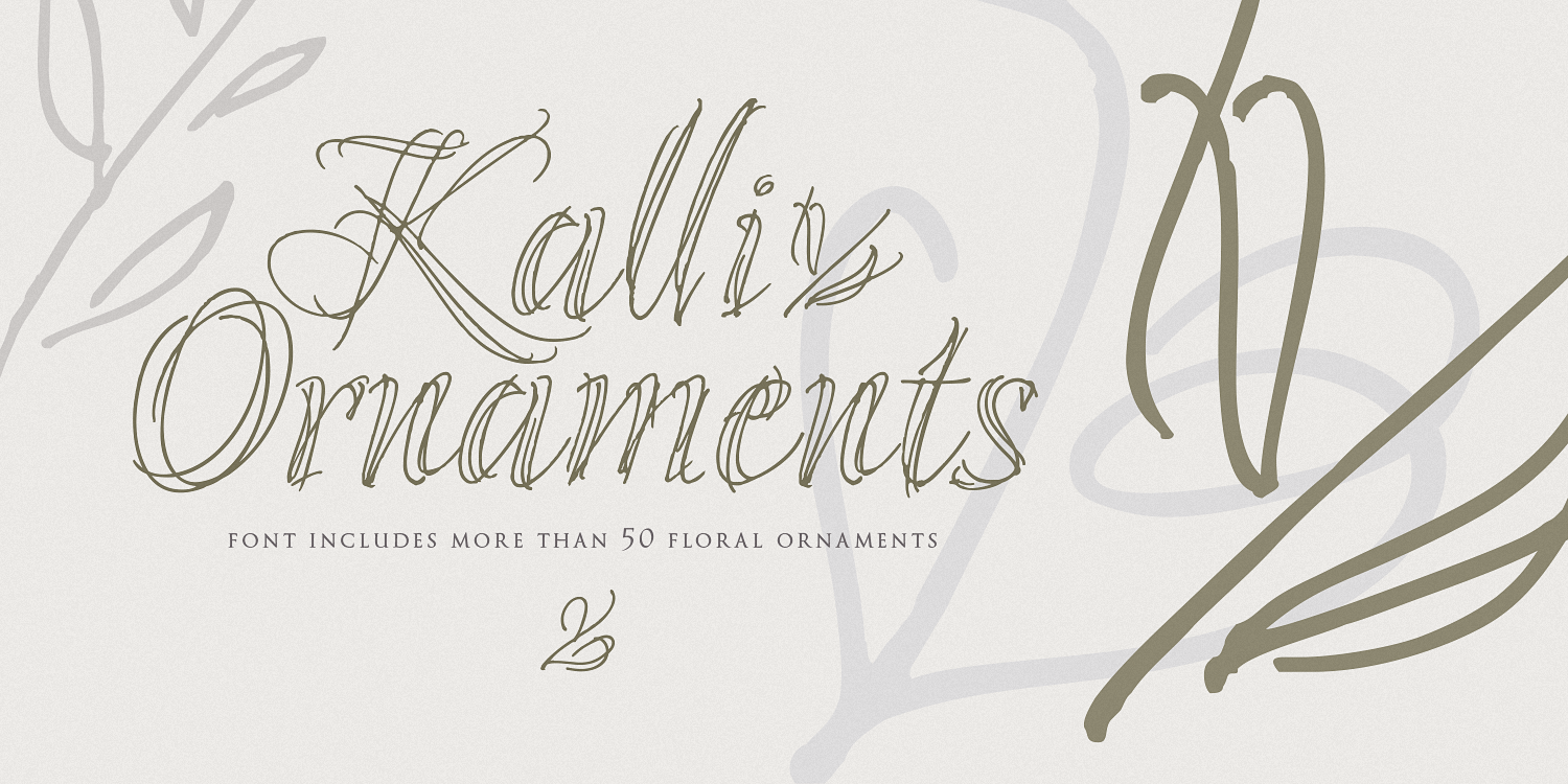 Пример шрифта Kalli Sketch Regular