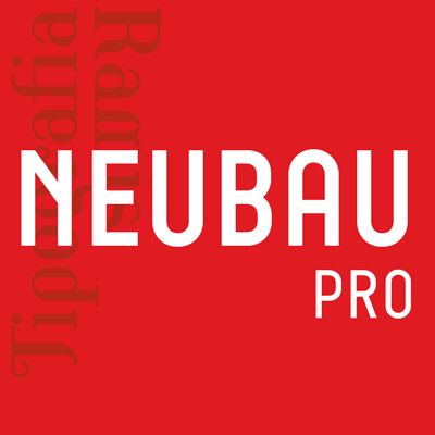 Пример шрифта Neubau Pro