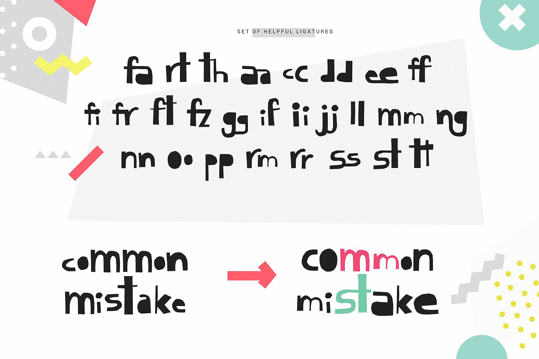 Пример шрифта Cutout New Symbols