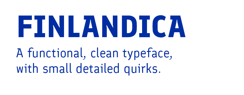 Пример шрифта Finlandica