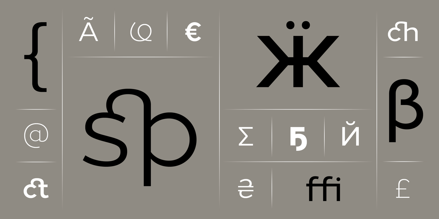 Пример шрифта Loew Next Thin Italic