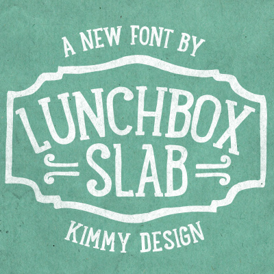 Пример шрифта LunchBox Slab