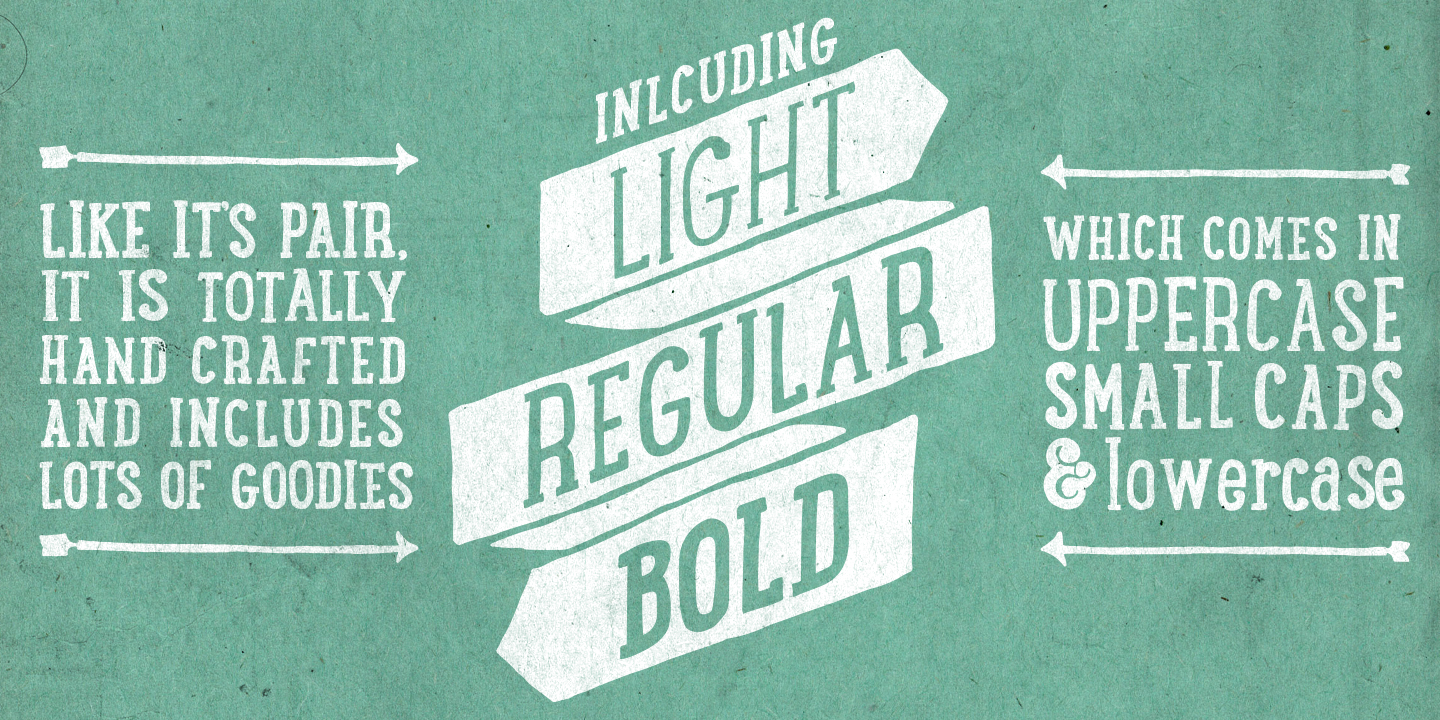 Пример шрифта LunchBox Slab Light