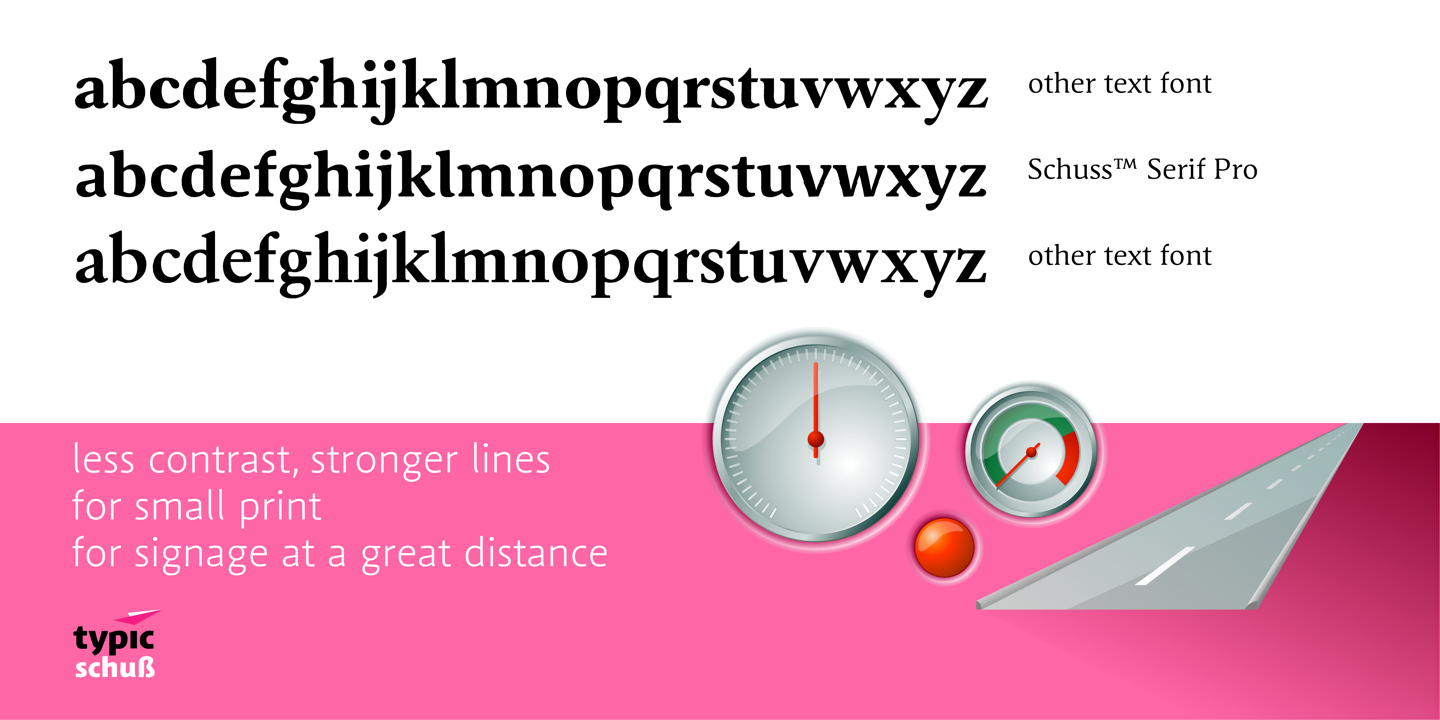 Пример шрифта Schuss Sans Medium Italic