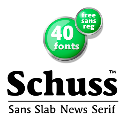 Пример шрифта Schuss Serif Pro