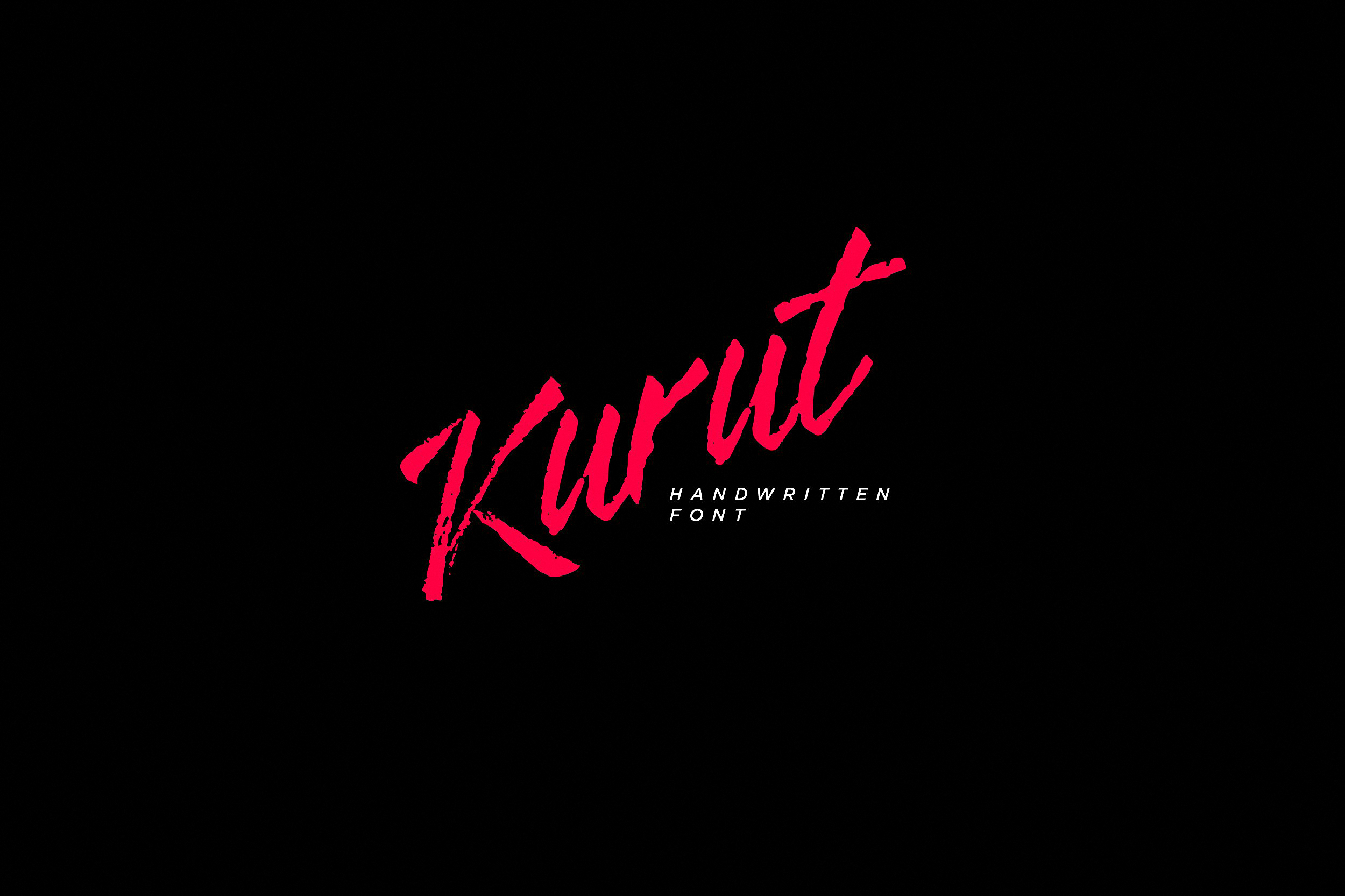 Пример шрифта Kurut