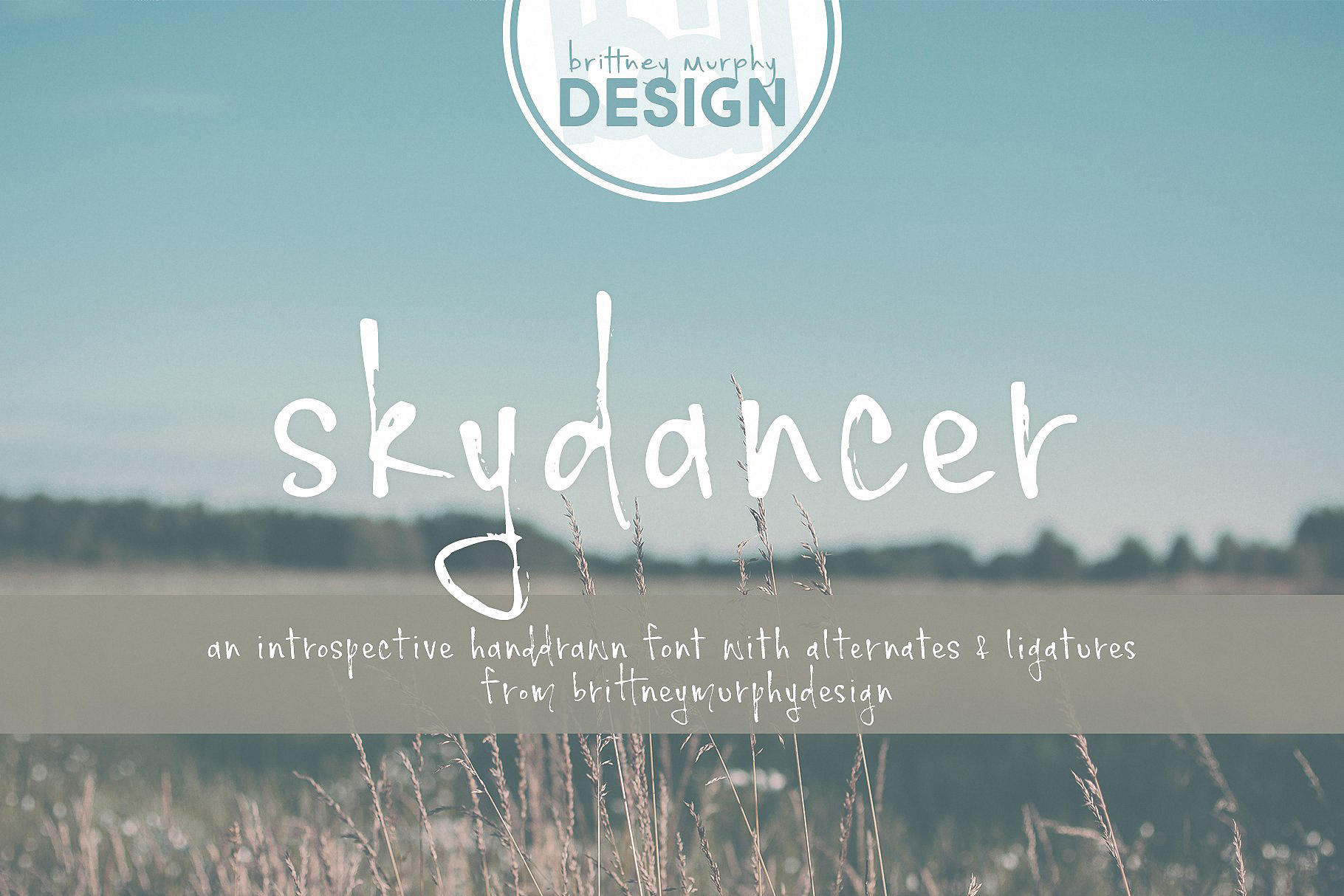 Пример шрифта Skydancer