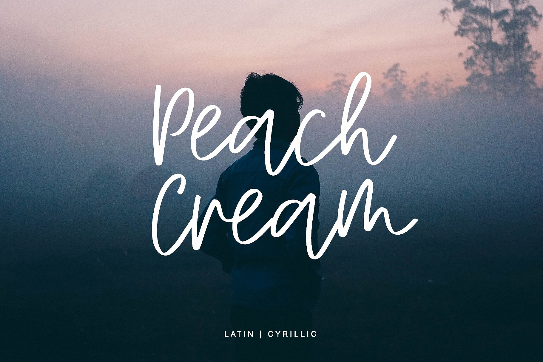 Пример шрифта Peach Cream Regular
