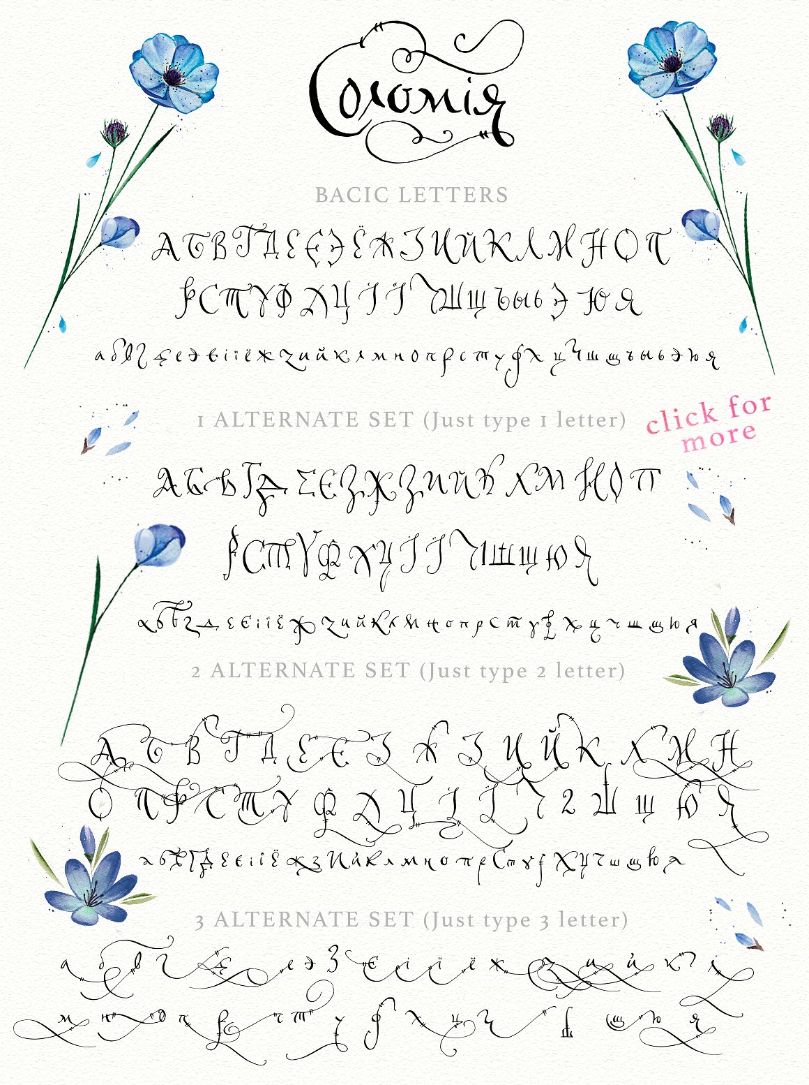 Пример шрифта Solomiya Regular