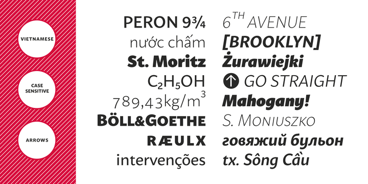 Пример шрифта Mato Sans Bold Italic