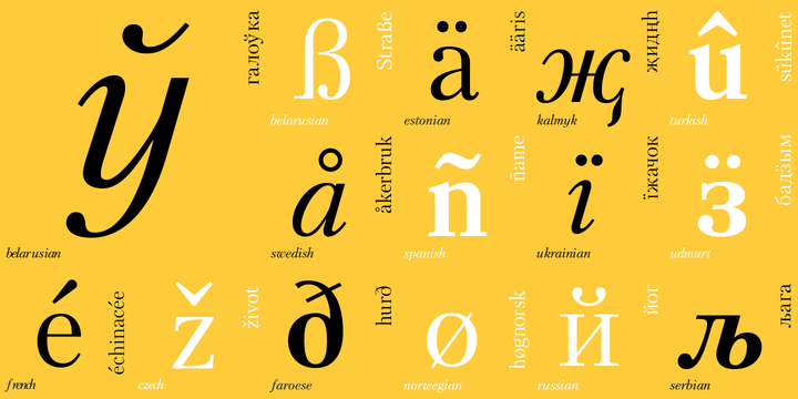 Пример шрифта Petersburg Italic