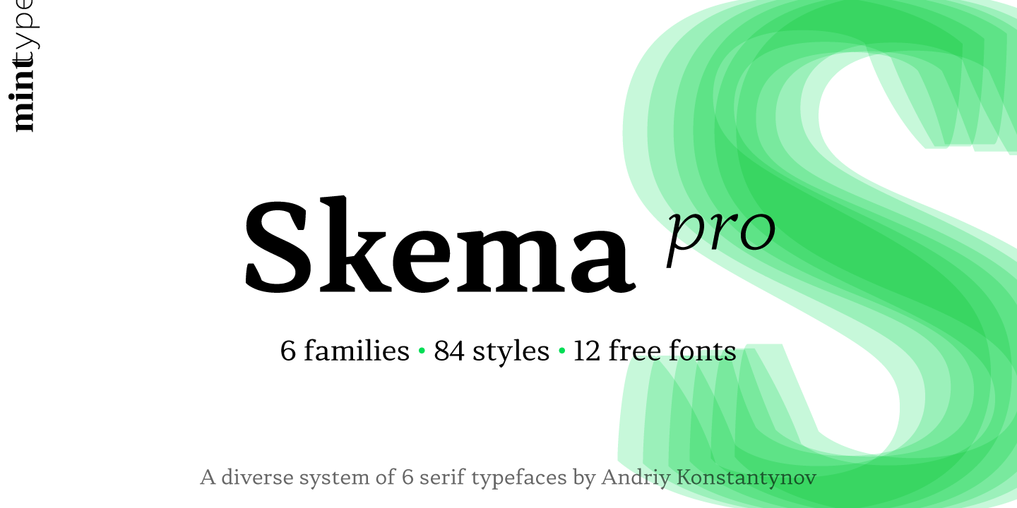 Пример шрифта Skema Pro Display