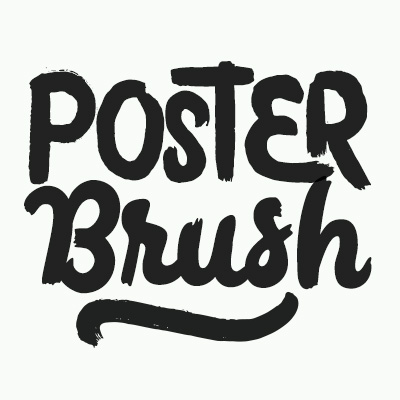 Пример шрифта Poster Brush
