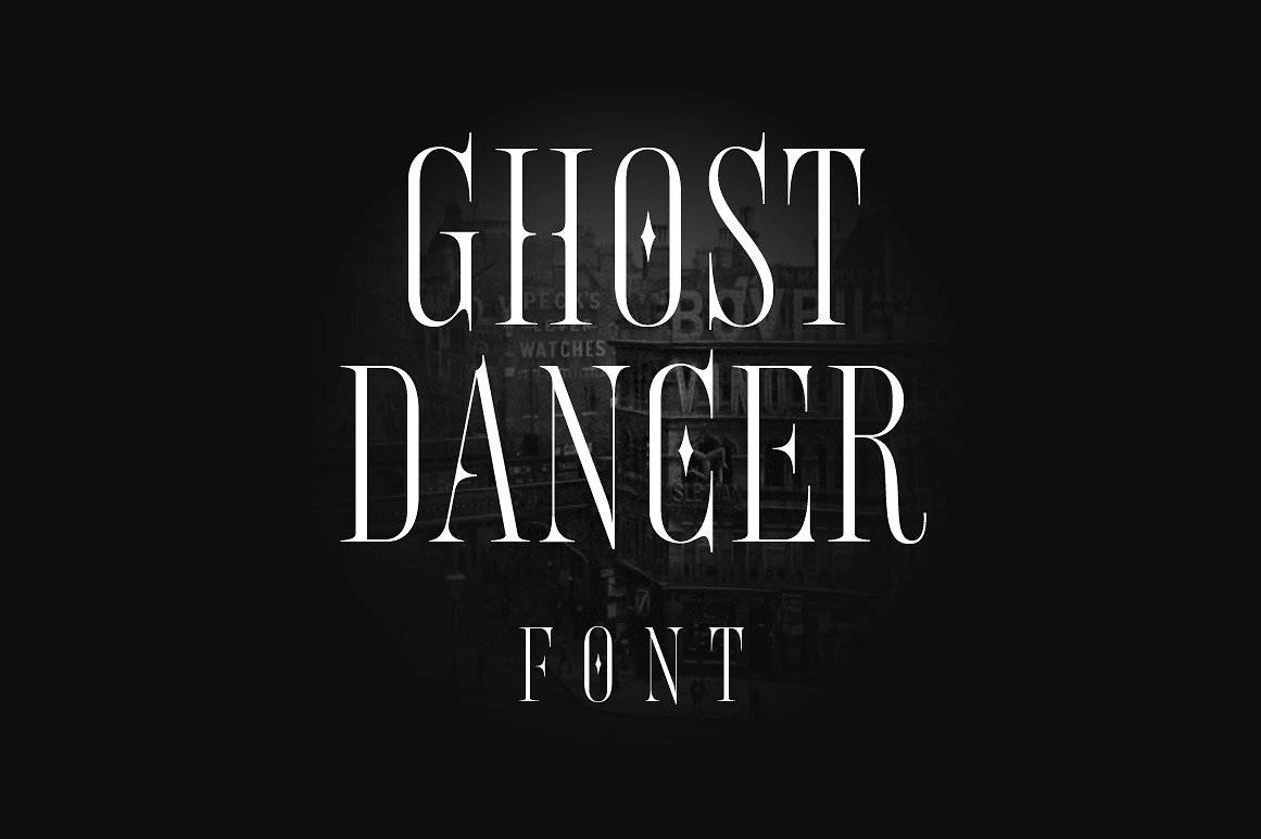 Пример шрифта Ghost Dancer