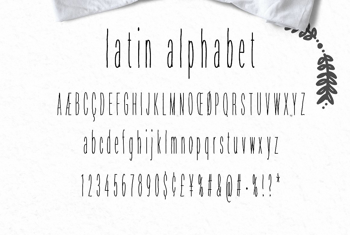 Пример шрифта LUKA Pro Pro Thin