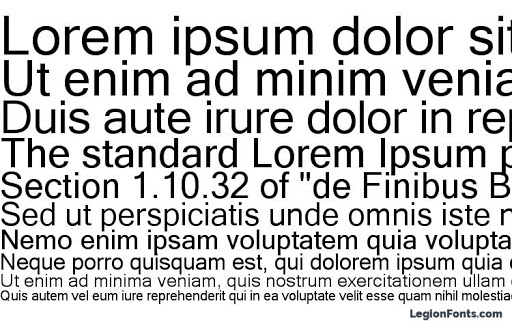 Пример шрифта Microsoft Sans Serif Regular