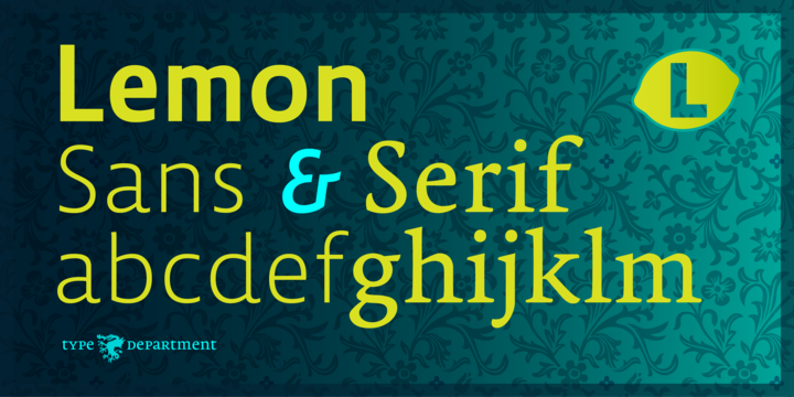 Пример шрифта Lemon Sans Rounded Regular