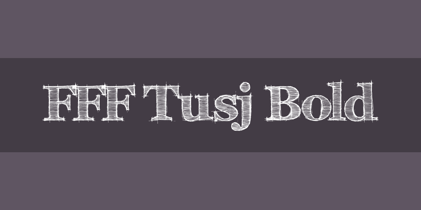 Пример шрифта FFF TUSJ Bold