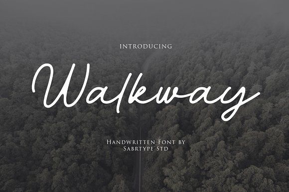 Пример шрифта WALKWAY Expand Rev Oblique