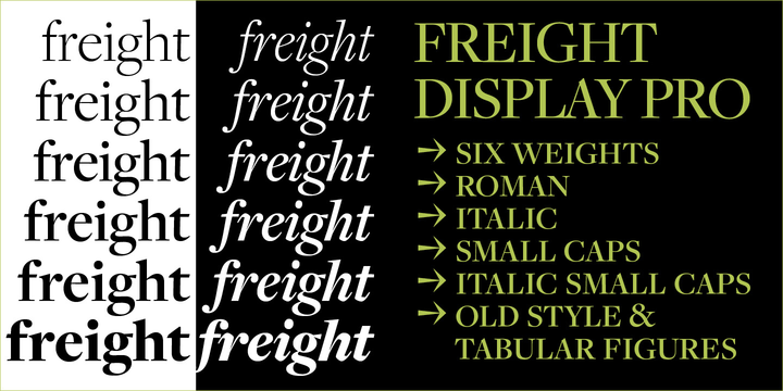 Пример шрифта FreightDisp Pro