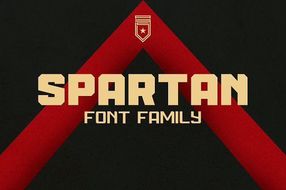 Пример шрифта Spartan