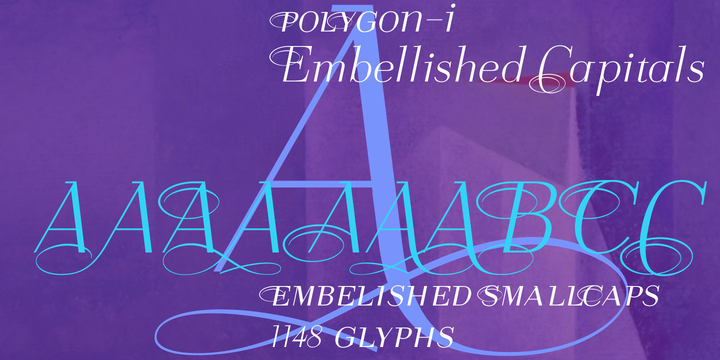 Пример шрифта Polygon I 109
