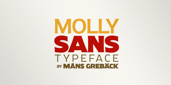 Пример шрифта Molly Sans