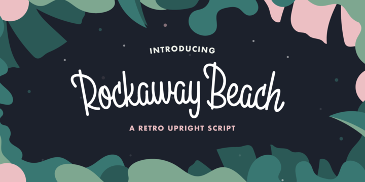 Пример шрифта Rockaway Beach