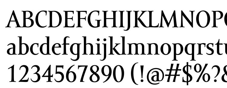 Пример шрифта Amor Serif Text Pro Italic