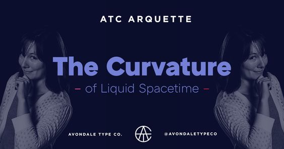 Пример шрифта ATC Arquette