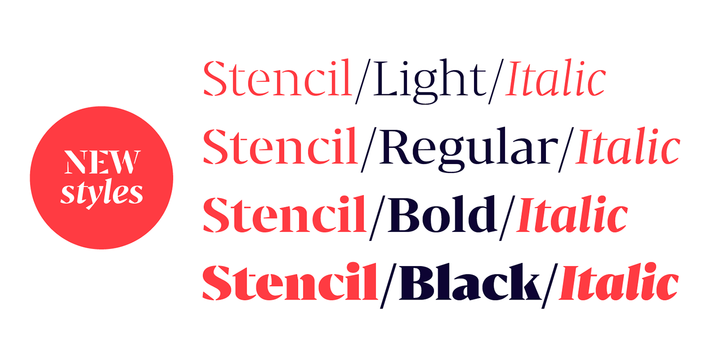 Пример шрифта Bw Darius Stencil Light