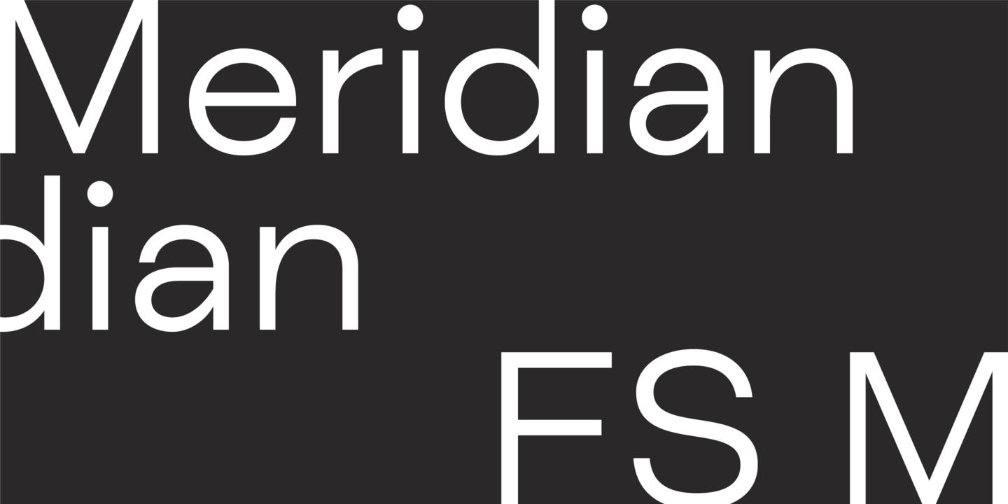 Пример шрифта FS Meridian