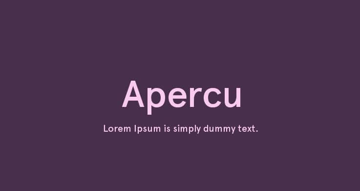 Пример шрифта Apercu Condensed Pro Medium