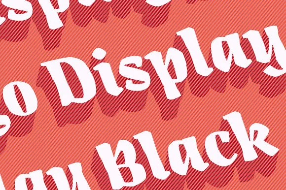 Пример шрифта Artigo Display Black