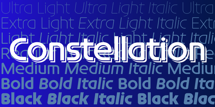 Пример шрифта Constellation TL Pro