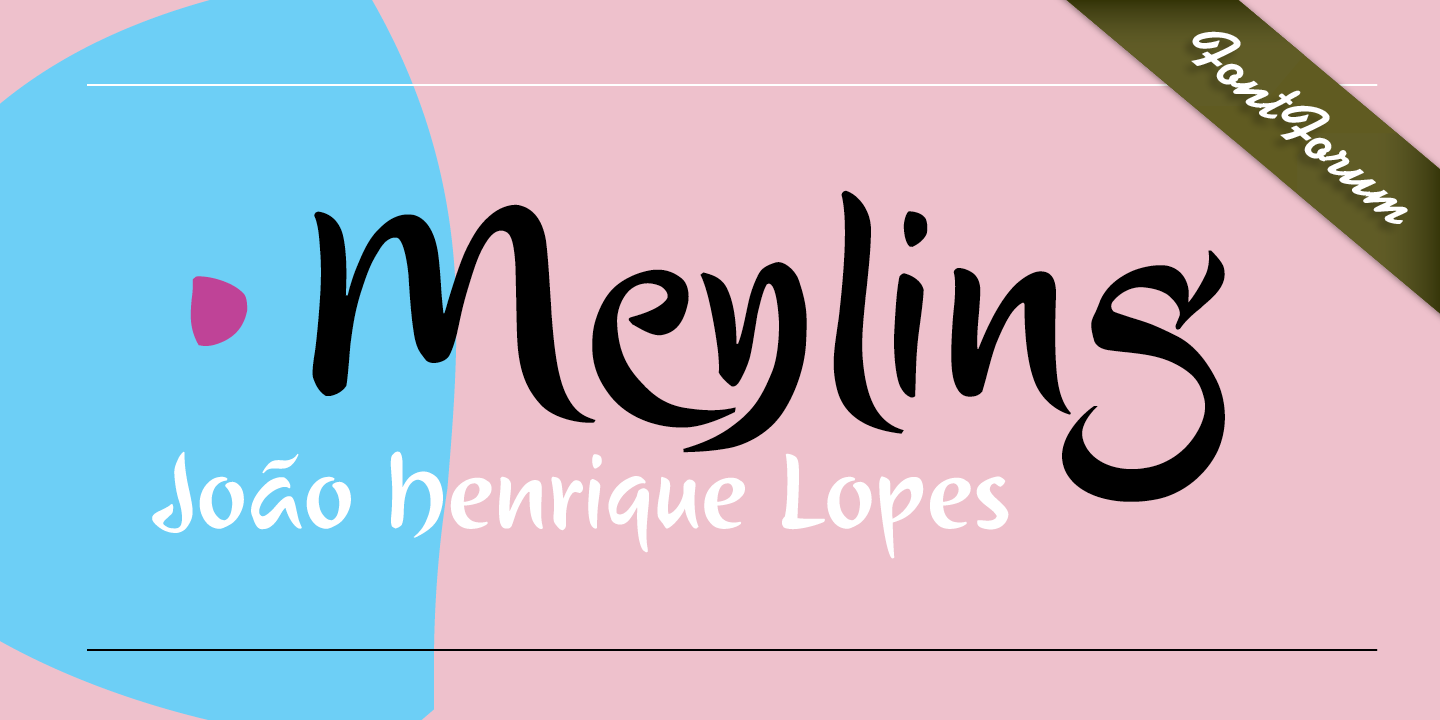 Пример шрифта Meyling