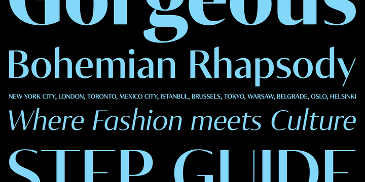 Пример шрифта Tabac Glam G4 Bold Italic