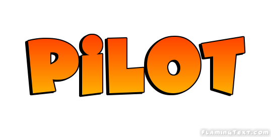 Пример шрифта Pilot Regular