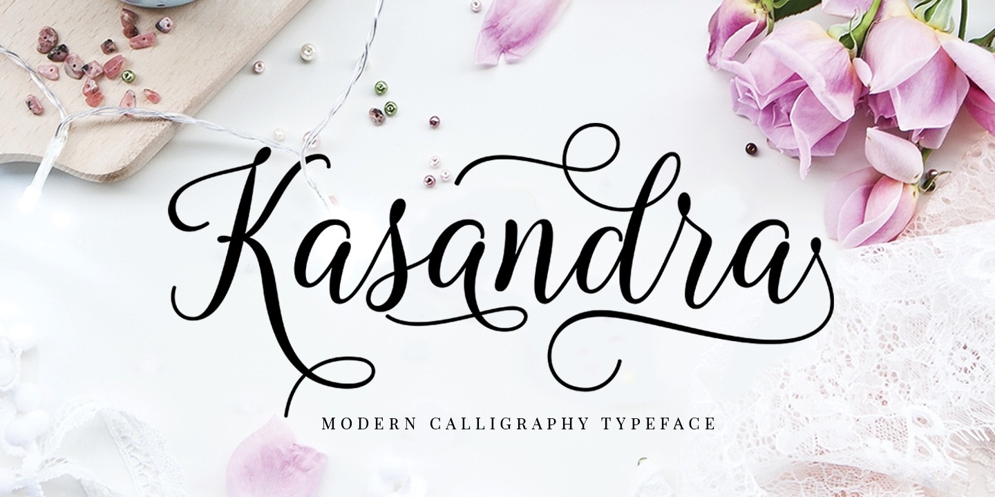 Пример шрифта Kasandra Script