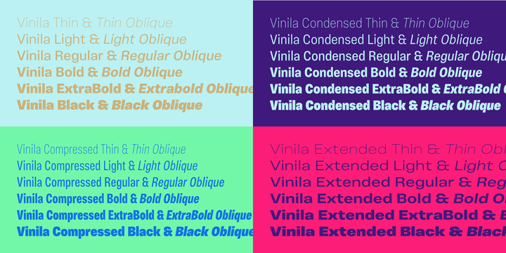 Пример шрифта Vinila Variable Regular