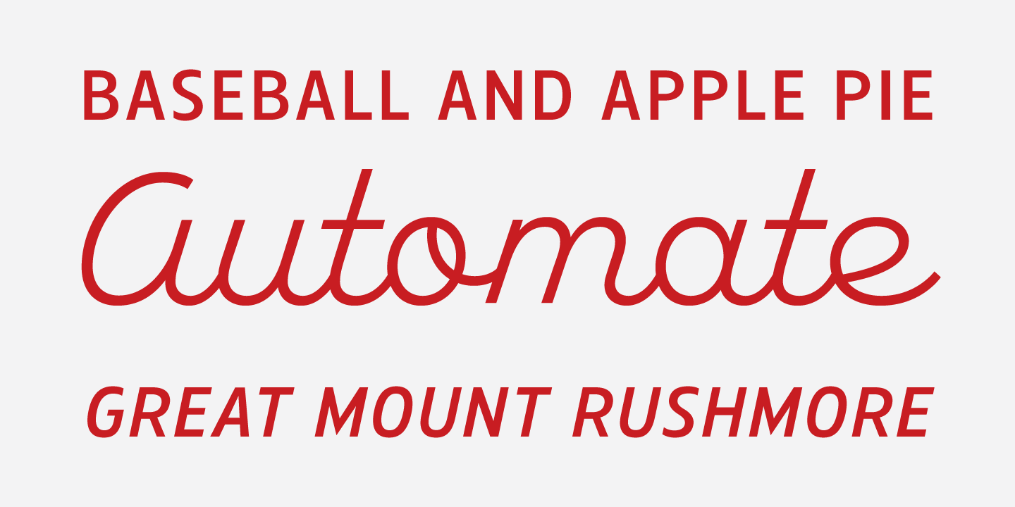 Пример шрифта American Auto Bold Italic