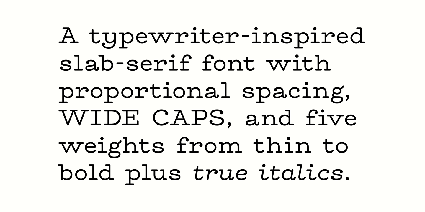 Пример шрифта Hellenic Typewriter Regular