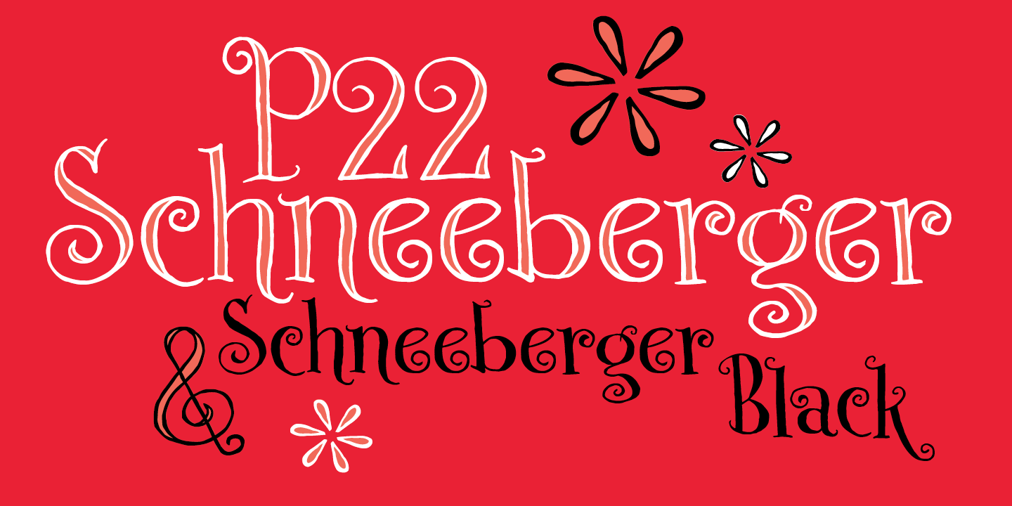 Пример шрифта P22 Schneeberger Regular