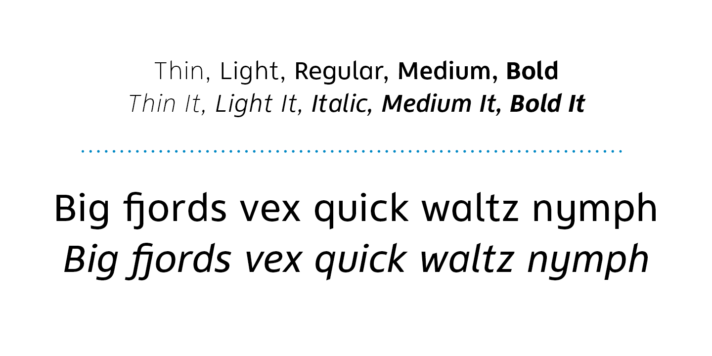Пример шрифта Bale Light It